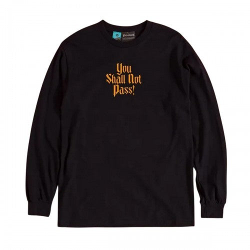 Front - The Lord Of The Rings Unisex Adult Balrog Back Print Long-Sleeved T-Shirt