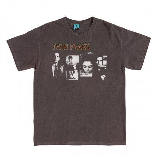 Black - Front - Twin Peaks Unisex Adult Fire Walk With Me Vintage Wash T-Shirt