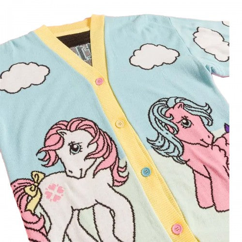 Front - My Little Pony Unisex Adult Retro Oversized Cardigan