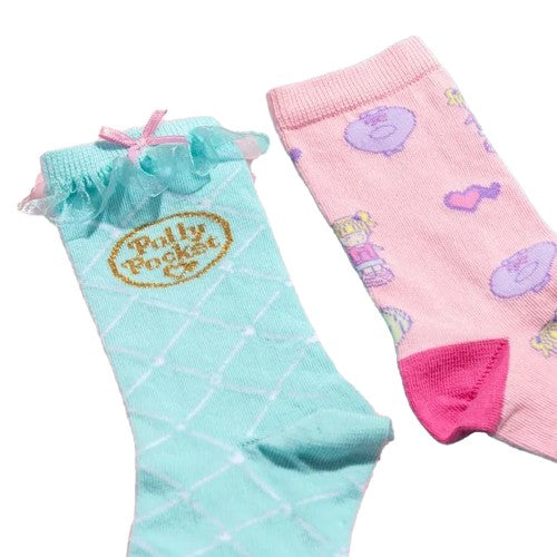 Front - Polly Pocket Unisex Adult Crew Socks (Pack of 2)