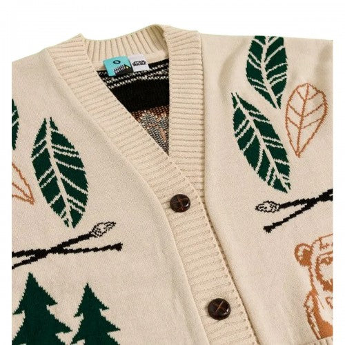 Front - Star Wars Unisex Adult Ewok Forest Cardigan