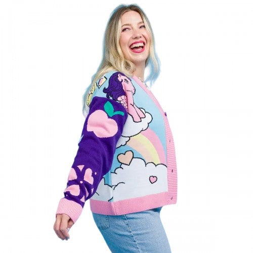 Front - My Little Pony Unisex Adult Clouds Cardigan