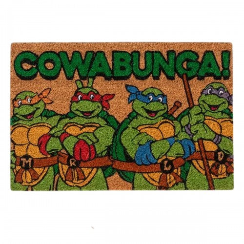 Front - Teenage Mutant Ninja Turtles Turtles Cowabunga Door Mat