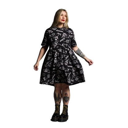 Front - The Goonies Womens/Ladies Pirate Smock Dress
