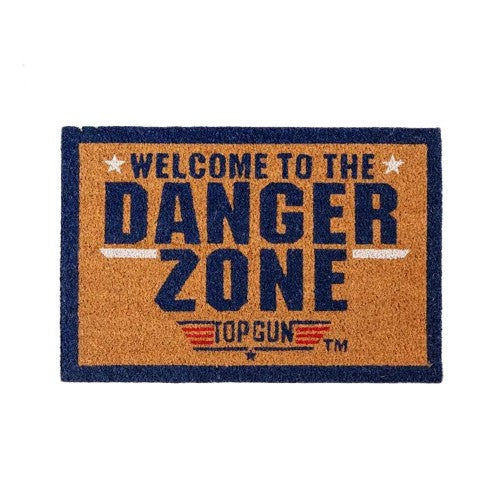 Front - Top Gun Welcome To The Danger Zone Door Mat