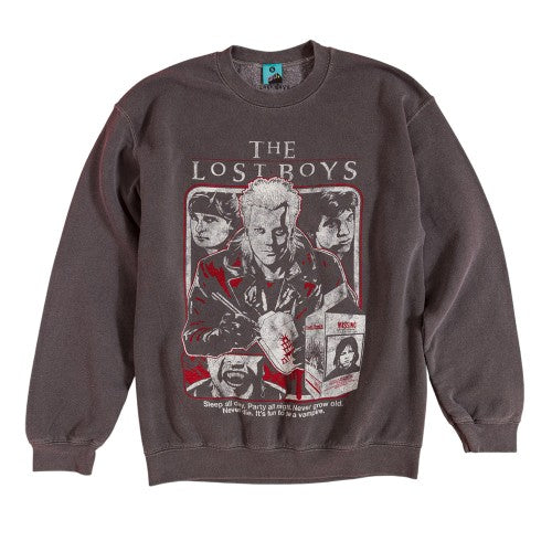 Front - The Lost Boys Unisex Adult Sleep All Day Vintage Wash Sweatshirt