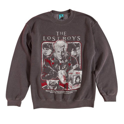 Front - The Lost Boys Unisex Adult Sleep All Day Vintage Wash Sweatshirt
