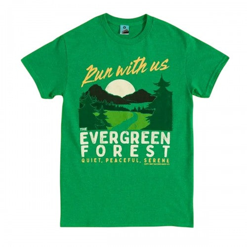 Front - The Raccoons Unisex Adult Evergreen Forest T-Shirt