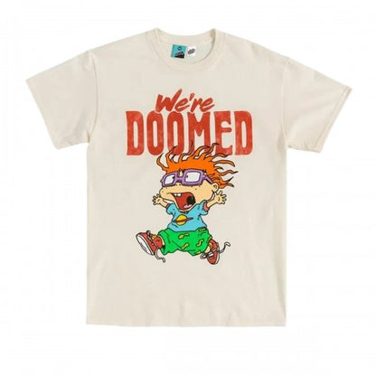 Front - Rugrats Unisex Adult We´re Doomed Chuckie T-Shirt
