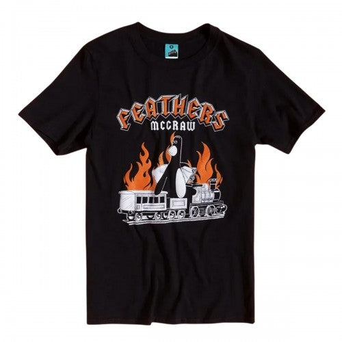 Front - Wallace and Gromit Unisex Adult Feathers McGraw Rock T-Shirt