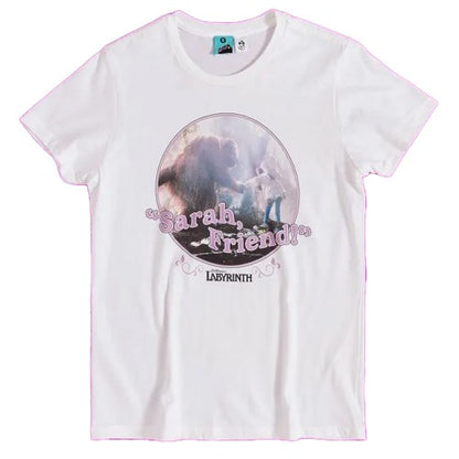 Front - Labyrinth Womens/Ladies Friend Sarah & Ludo Fitted T-Shirt