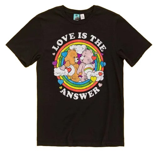Front - Care Bears Unisex Adult Love Is The Answer Pride T-Shirt