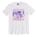 Front - Gremlins Unisex Adult Cyber Stripe & Gizmo T-Shirt