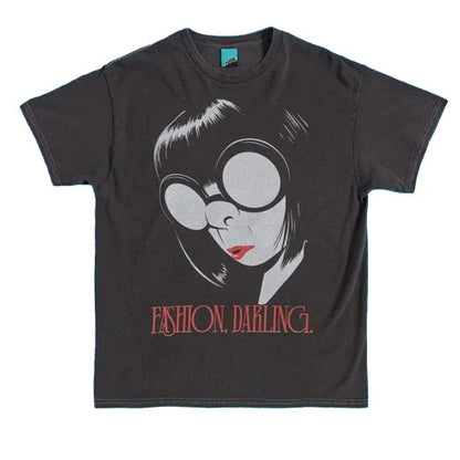 Front - The Incredibles Unisex Adult Edna Mode Vintage Wash T-Shirt