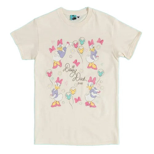 Front - Disney Unisex Adult Daisy Duck Party T-Shirt