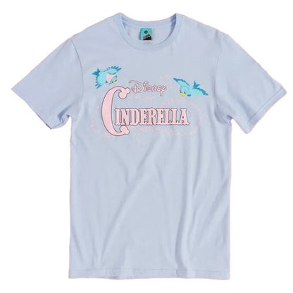 Front - Cinderella Unisex Adult Classic Bird Logo T-Shirt