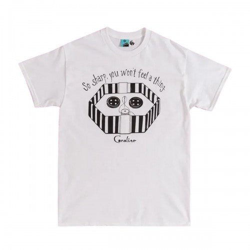 Front - Coraline Unisex Adult So Sharp You Wont Feel A Thing T-Shirt