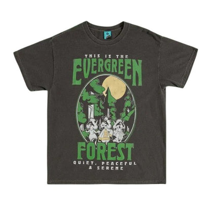 Front - The Raccoons Unisex Adult This Is The Evergreen Forest T-Shirt