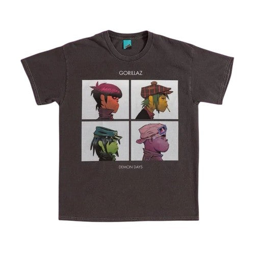 Front - Gorillaz Unisex Adult Demon Days T-Shirt