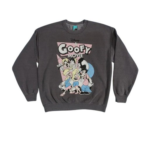 Front - A Goofy Movie Unisex Adult Vintage Wash Sweatshirt