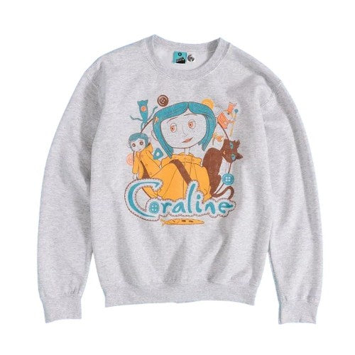 Front - Coraline Unisex Adult Collection Sweatshirt