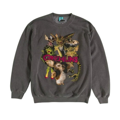 Front - Gremlins Unisex Adult Trouble Brewing Vintage Wash Sweatshirt