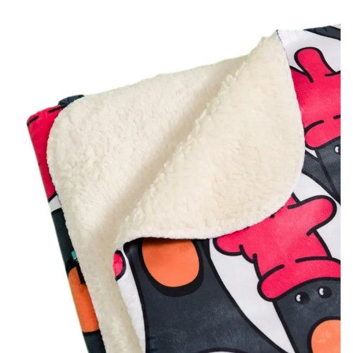 Front - Wallace and Gromit Fleece Feathers McGraw Blanket