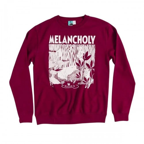 Front - Moomin Unisex Adult Melancholy Sweatshirt