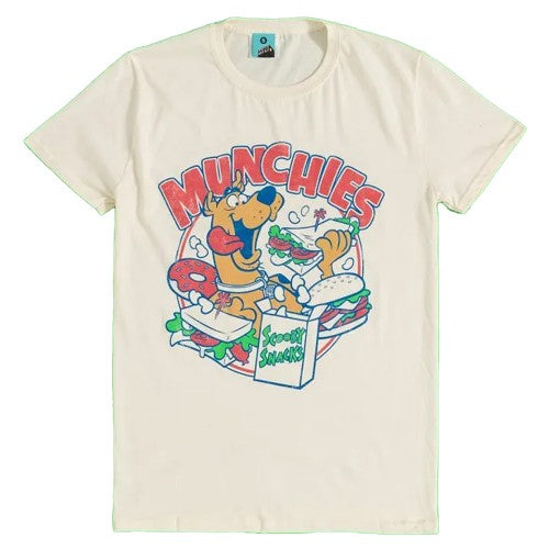 White - Front - Scooby Doo Unisex Adult Munchies T-Shirt