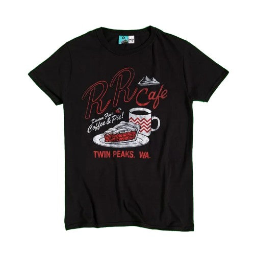Front - Twin Peaks Unisex Adult RR Cafe T-Shirt