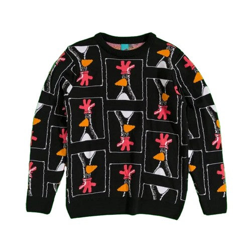 Front - Wallace and Gromit Unisex Adult Knitted Jumper
