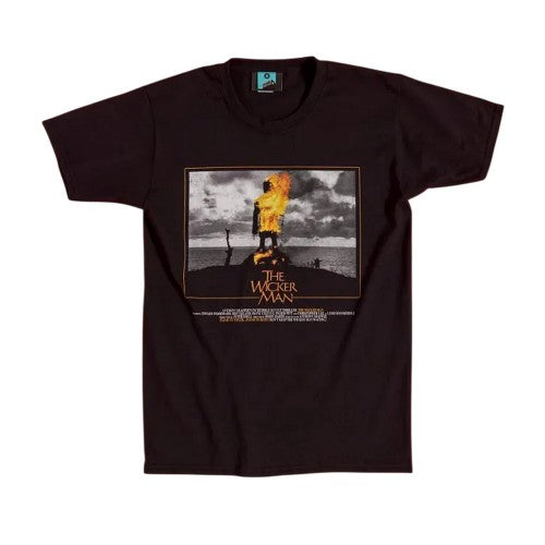 Front - The Wicker Man Unisex Adult Burning Scene T-Shirt