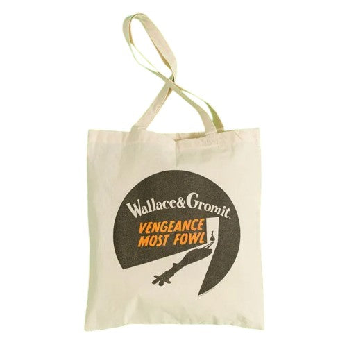 Front - Wallace & Gromit: Vengeance Most Fowl Logo Tote Bag