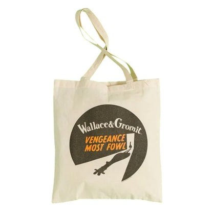 Front - Wallace & Gromit: Vengeance Most Fowl Logo Tote Bag
