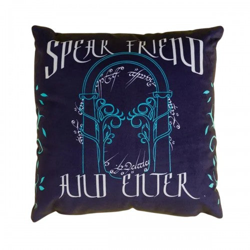 Front - The Lord Of The Rings Speak Friend And Enter Filled Cushion