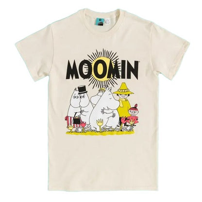 Front - Moomin Unisex Adult Sunshine T-Shirt