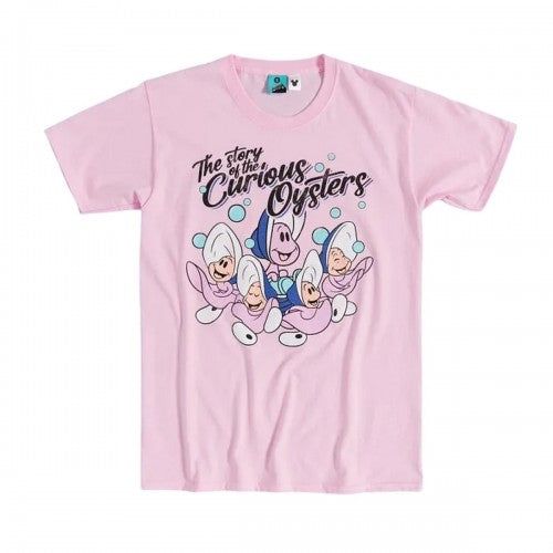 Front - Alice In Wonderland Unisex Adult The Story Of The Curious Oysters T-Shirt