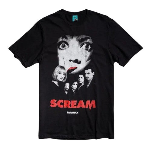 Front - Scream Unisex Adult Movie Poster T-Shirt