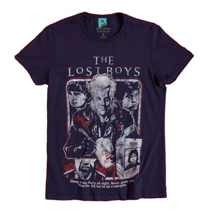 Front - The Lost Boys Unisex Adult Sleep All Day Fitted T-Shirt