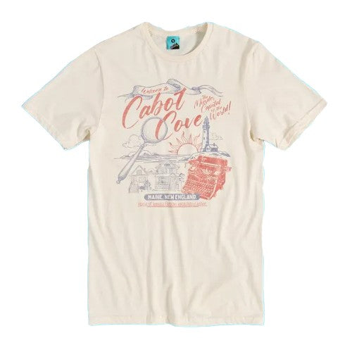 Front - Murder She Wrote Unisex Adult Welcome To Cabot Cove T-Shirt