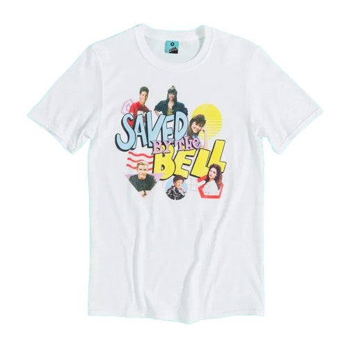 Front - Saved By The Bell Unisex Adult Retro T-Shirt