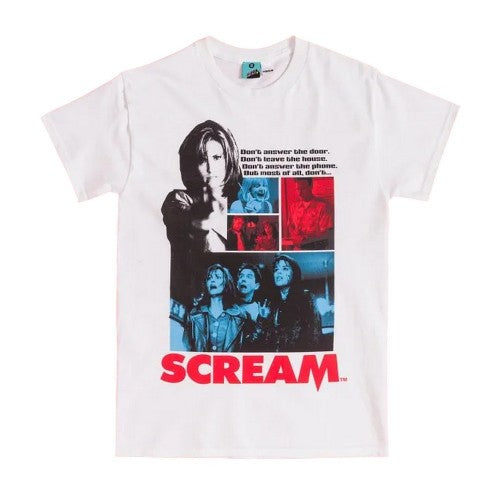 Front - Scream Unisex Adult Montage T-Shirt