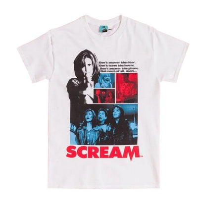 Front - Scream Unisex Adult Montage T-Shirt