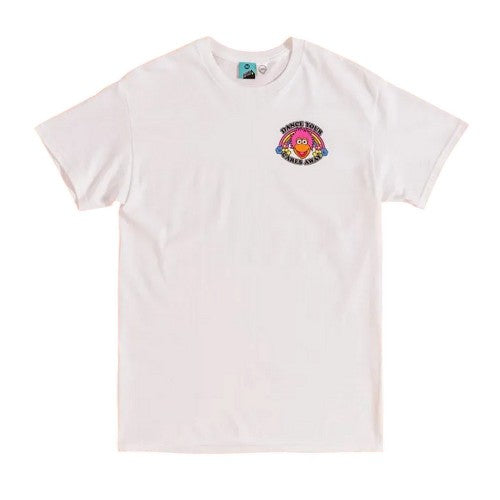 Front - Fraggle Rock Unisex Adult Dance Your Cares Away Gobo Fraggle T-Shirt