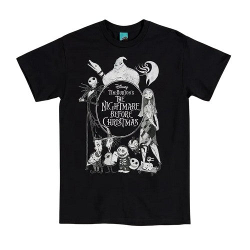 Front - The Nightmare Before Christmas Unisex Adult T-Shirt
