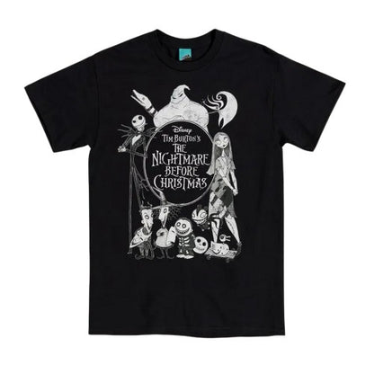 Front - The Nightmare Before Christmas Unisex Adult T-Shirt
