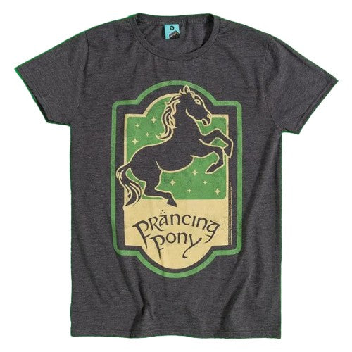 Front - The Lord Of The Rings Unisex Adult Prancing Pony T-Shirt