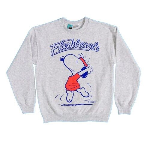 Front - Peanuts Unisex Adult It´s Flashbeagle Snoopy Sweatshirt