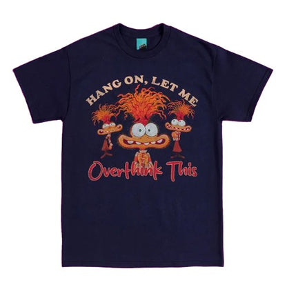 Front - Inside Out Unisex Adult Anxiety T-Shirt