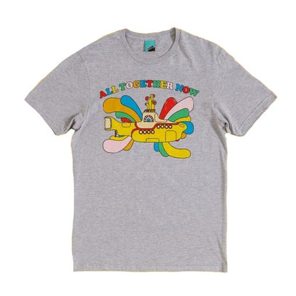 Front - The Beatles Unisex Adult Yellow Submarine All Together Now T-Shirt